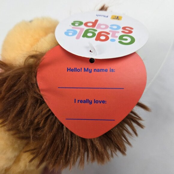 Lion Plush Stuffed Animal NWT 9" Giggle Scape - Picture 7 of 8